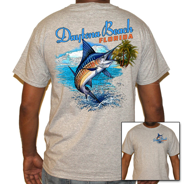 Daytona Beach, FL Florida's Marlin Performance Polyester Shirt – Print Art  Wholesale