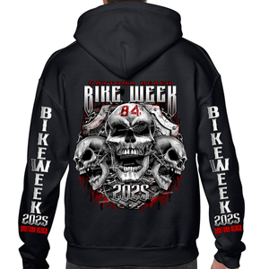 2025 Bike Week Daytona Beach Chained Shield Pullover Hoodie