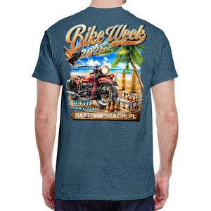 2025 Bike Week Daytona Beach Chill Beach T-Shirt