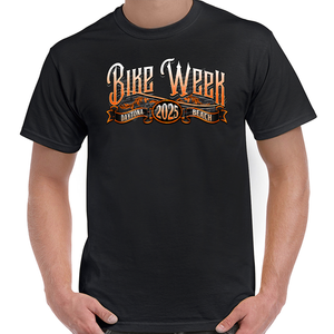 2025 Bike Week Daytona Beach Main Street Bikers T-Shirt