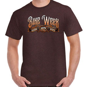 2025 Bike Week Daytona Beach Main Street Bikers T-Shirt