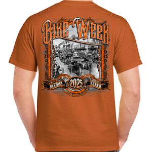 2025 Bike Week Daytona Beach Main Street Bikers T-Shirt