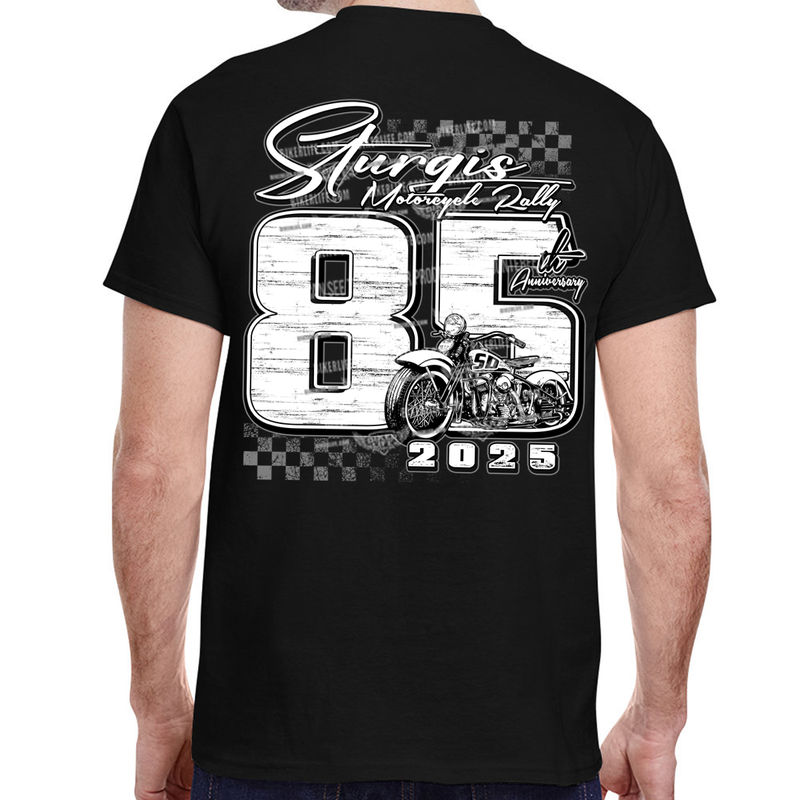 2025 Sturgis Motorcycle Rally Finish Line T-Shirt
