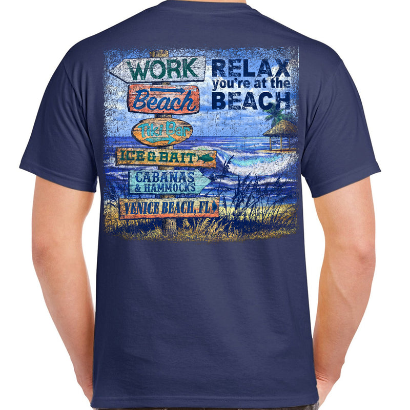 Venice Beach, FL Beach Destination T-Shirt – Print Art Wholesale